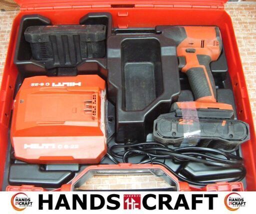ヒルティ　HILTI　SID6-22　インパクトドライバ　バッテリ21.6V二個/充電器/ケース付き　中古品　【ハンズクラフト宜野湾店】