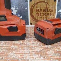 ヒルティ HILTI AG4S-A22 ディスクグラインダ バッテリ21.6V二個/充電 