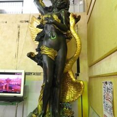 超特大！レダと白鳥モチーフの像 全長280㎝ エントランス ロビー 飲食