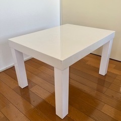 IKEA シンプルなローテーブル　ホワイト　8/31迄