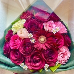 【元値約6万】薔薇　プリザーブドフラワー　花束　花瓶　インテリア　雑貨