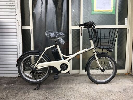 地域限定送料無料　パナソニック　グリッター　12AH　新基準　20インチ　白　パスシティX　神戸市　電動自転車