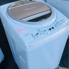 福岡市内配送無料　保証付きTOSHIBA 9kg全自動洗濯乾燥機...