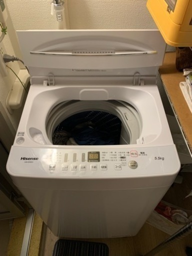 FinalSALE!!!ハイセンスHisense全自動電気洗濯機HW-E5503 2021年製