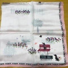 新品・未使用　BURBERRY バーバリー ハンカチ　ブランドシ...