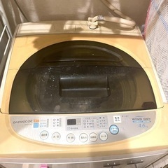 洗濯機　お譲りします。