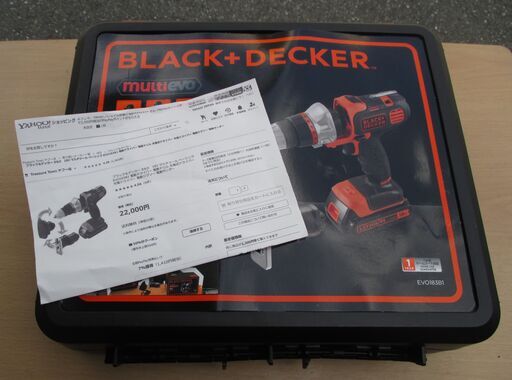 ☆ブラック・アンド・デッカー BLACK \u0026 DECKER EVO183B1 リチウムコードレスマルチツールベーシック 18V◆1台でとっても便利