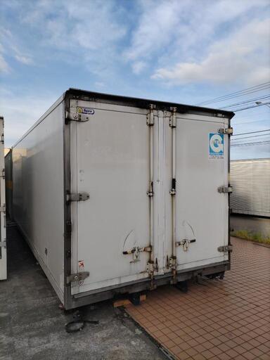 【香取市】ワイド幅 保冷コンテナ (No.B-73) 長さ約675cm(+70cm)×幅248cm×高さ250cm (株)トラストカーゴ 香取コンテナ販売所