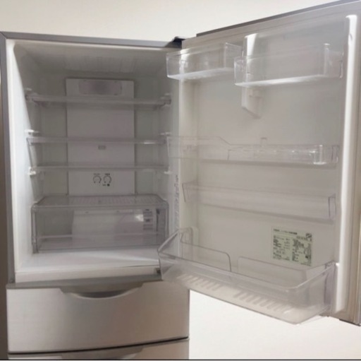 AQUA アクア ノンフロン冷凍冷蔵庫 AQR-361B(S) 2013年製 左開き扉