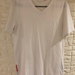 正規品 PRADA プラダ ホワイト Tシャツ Lサイズ