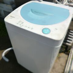 SHARP ES-FL45 4.5kg 洗濯機 単身向き シャー...
