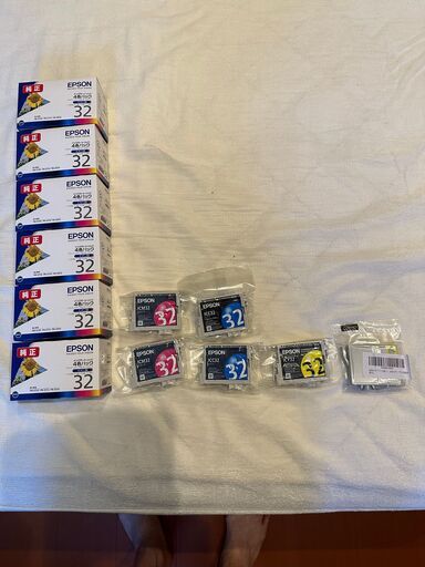 EPSON INK 純正 4色パック　32　一括売り