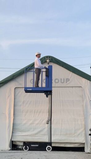 AICHI SV-030 クローラー式タワーリフト 最大床高3ｍ ＃321524 AICHI SV-030 クローラー式タワーリフト 最大床高3m ＃321524