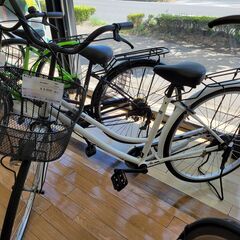 ★ジモティ割あり★  自転車 26インチ 白 クリーニング済み ...