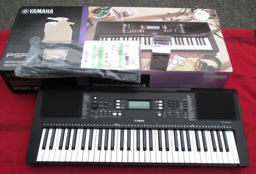 ☆ヤマハ YAMAHA PSR-E373 61鍵盤 ポータブルキーボード KEYBOARD◆2022年製・キーボード演奏にも練習にも最適