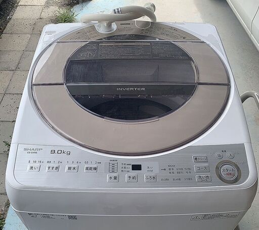【終】G10　シャープ　全自動洗濯機　9㎏