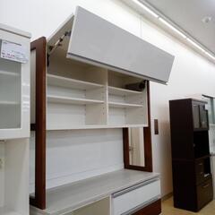 ★ジモティ割あり★ 値下げしました！ 堀田木工所 レンジボード ホワイト＆木目 H200×D49×W140.5 クリーニング済み OJ1813