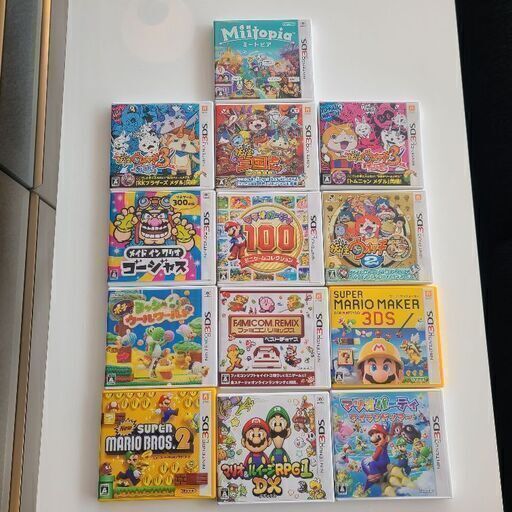 任天堂 Nintendo3DS ソフト13本 まとめ売り スーパーマリオ 妖怪ウォッチなど