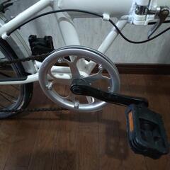 新品同様  アサヒサイクル アルブレイズ 軽量アルミフレーム   小径折り畳み  外装6段