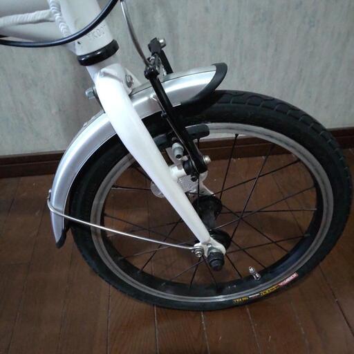 新品同様 アサヒサイクル アルブレイズ 軽量アルミフレーム 小径  