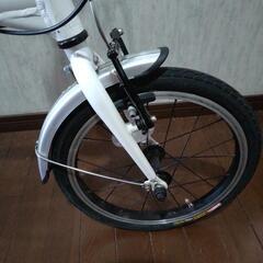 新品同様  アサヒサイクル アルブレイズ 軽量アルミフレーム   小径折り畳み  外装6段