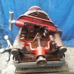 ★REX レッキス ねじ切り旋盤 80A パイプマシン ダイヘッド付き 