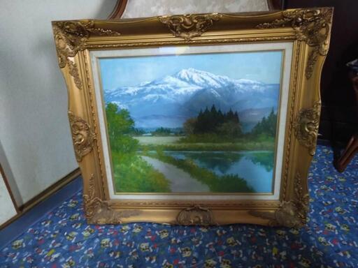 国立秀雄 国立秀雄 「千曲川」油彩画 風景画 Yahoo!オークション