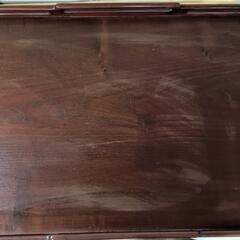 和風 美品　大型花台　盆栽台　木製