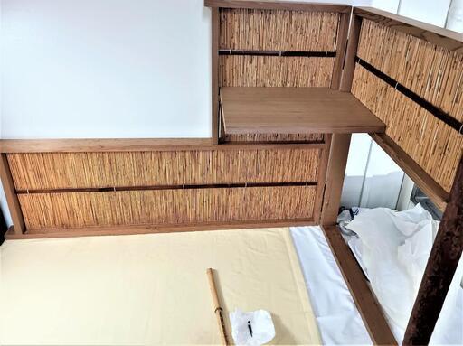 珍品　茶道具　茶器葦棚 台目棚　よしず　茶棚　屏風