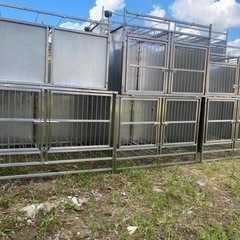 ステンレス製ドッグケージ96cmX72cmX63cm中古ケージ埼玉県