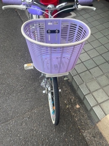 子供用自転車♡ブリヂストン♡パープル♡キラキラ自転車20インチ