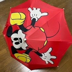 100円　ミッキーマウス　傘　子供用