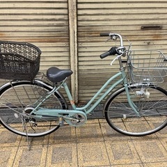 シティーサイクル　liselotte 27インチ　6段変速付き　美品