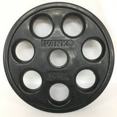 UNY5/66 IVANKO イヴァンコ オリンピックラバー プレート 10㎏×2 計20