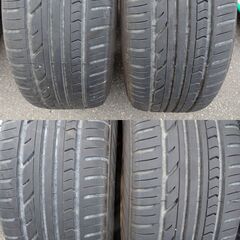 ◆タイヤアルミホイールセット◆2019年製 215/60R16 16×6.5J 5×114.3 残り溝約5.7mm 傷多め 夏タイヤ 中古