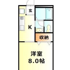 💙💙敷礼０😍《1K》岡山市🐻一人暮らしの方、単身者向け！日当り良...