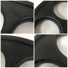 🔷🔶🔷UNY5/54 IVANKO イヴァンコ オリンピックラバー プレート 20㎏×2 計40㎏ 穴径50mm イージーグリップ ラバーウェイト セット②〇🔷🔶🔷