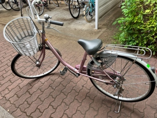 ミヤタの自転車　ピンク