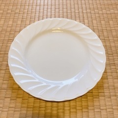 昭和レトロ デザート皿 白 シンプル