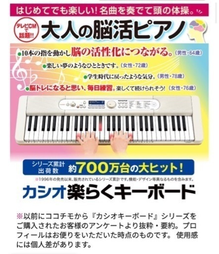 新品未使用　カシオ　CASIO 電子ピアノ　定価4万