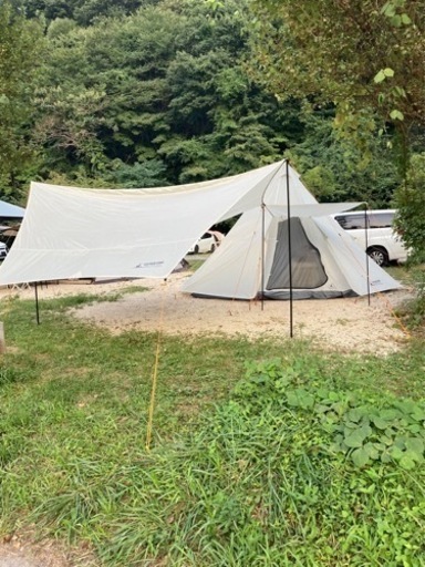 キャプテンスタッグ　ワンポールテント　タープセット