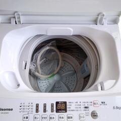 売ります】ハイセンス 洗濯機 5.5kg HW-E5503 2021年製