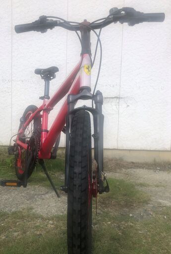 フェラーリMTB 20インチキッズバイク 2X7 14段変速 アルミフレーム ディスクブレーキ