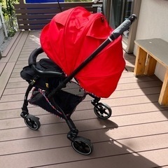 A形 ベビーカー ベビーカー用おもちゃ付き ピジョン ランフィRB0 赤