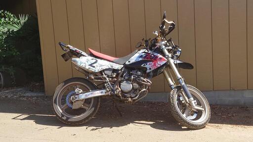 XLR250baja（バハ） モタード仕様 md22 75)即決 XLR250 BAJA バハ MD22