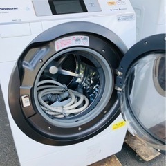 北九州市内配送無料 保証付き NA-VX9600R-W ドラム式洗濯乾燥機 クリスタル