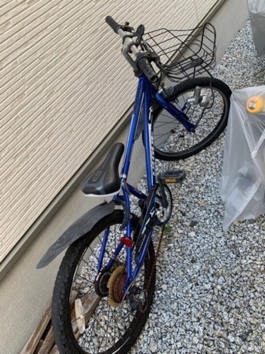 自転車あさひ　22インチ　青