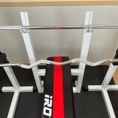 【取引終了 受け渡し者決定】IROTEC（アイロテック）ベンチプレスセット