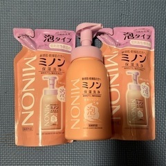 ミノン全身シャンプー泡タイプ 詰替 400mL