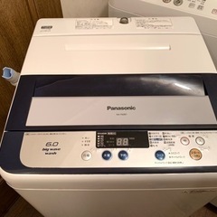配送可　Panasonic 洗濯機　6kg